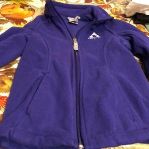 Girls Gerry Purple fleece jacket